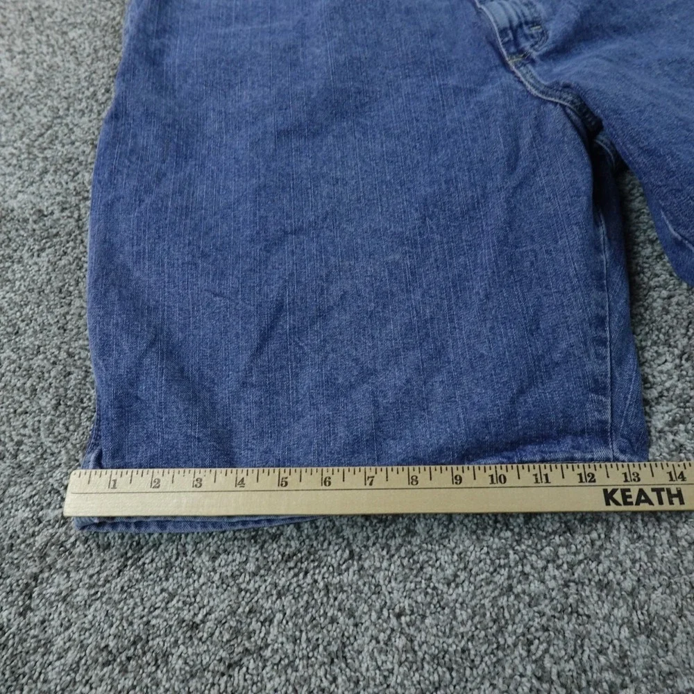 Wrangler‎ Shorts Mens 44 Dark Blue Denim Jean Jorts Carpenter Utility Work Skate